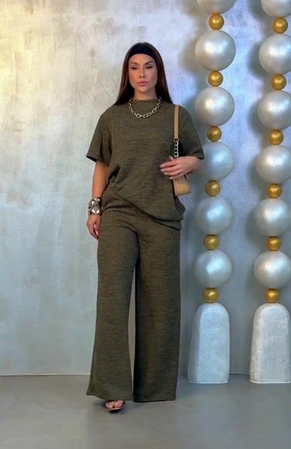 Vídeo de Conjunto Vanusa Malha Tricô Rib