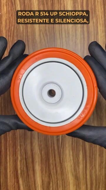 Vídeo de Roda Para Rodízio 5 Polegadas até 150kg Com Rolamento e Calota R 514 UPE - Schioppa