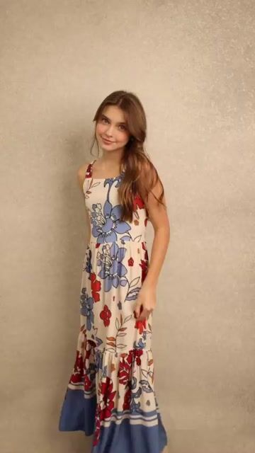 Video de Vestido em Viscose Diana 8891