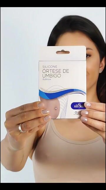Vídeo de Órtese Umbigo Silicone Pérola Pós Cirurgia Plástica Siliskin