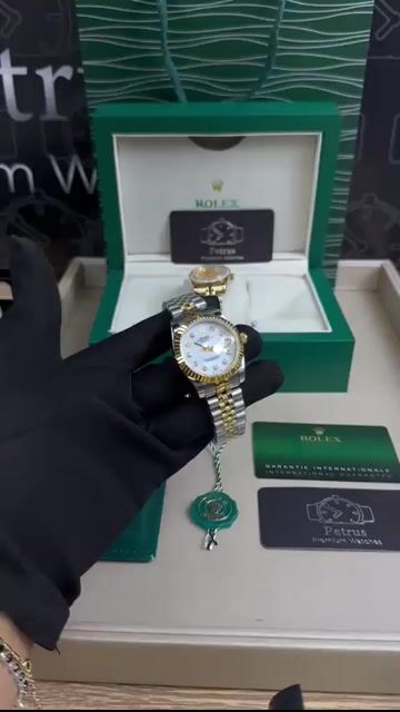 Video de Datejust 32mm - AÇO COM DOURADO/MOSTRADOR PRATA