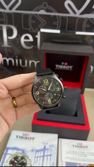 Video de Tissot 44mm - AÇO/MOSTRADOR PRETO - NYLON