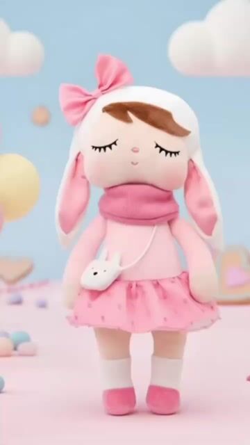 Video de METOO DOLL - BONECA ANGELA 35CM BICHOS FLORESTA - COELHA