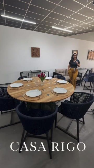 Video de Mesa Guarujá em Alumínio, Corda Náutica e Madeira Teka | Mesa para Área Externa e Varanda Gourmet