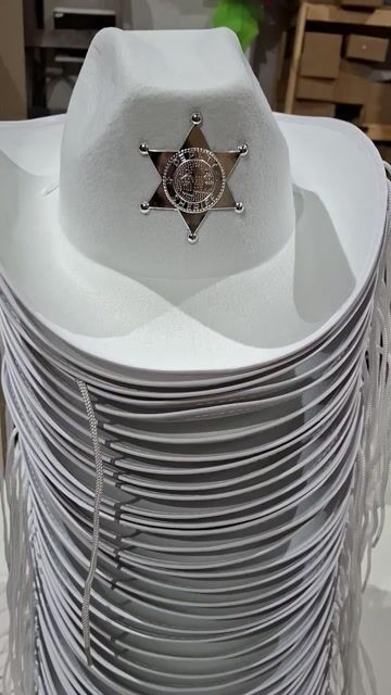 Video de Gorro Sheriff BLANCO (NOVEDAD)