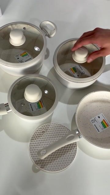 Video de Jogo Panela Ceramica Antiaderente 05 Peças Tampa De Silicone