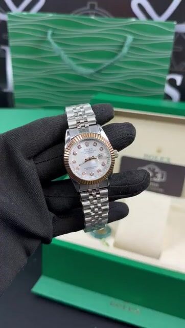 Video de Datejust 30mm - AÇ0 COM ROSE/MOSTRADOR BRANCO