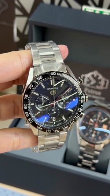 Video de TAG Heuer Carrera 44mm - AÇO/MOSTRADOR PRETO