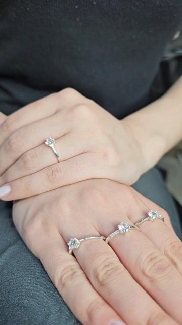 Video de Anillo Cintillo Plata 925 Boda Compromiso Cintillo Dama Z17 C200 -