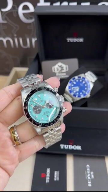 Video de Tudor Black Bay Chrono 41mm - Aço/Mostrador Azul Tiffany