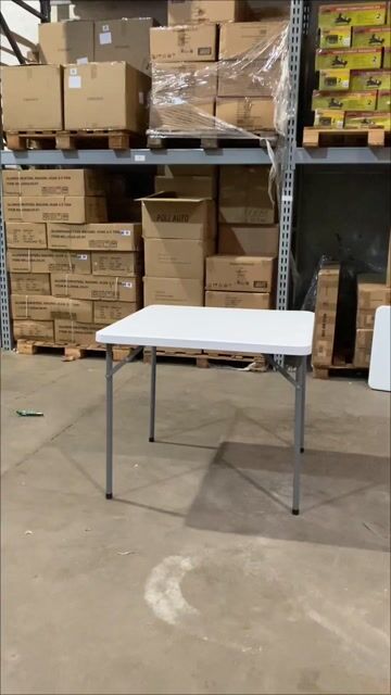 Video de Mesa Cuadrada Blanca
