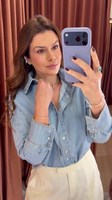 Video de Camisa jeans Tati, leve e atemporal.