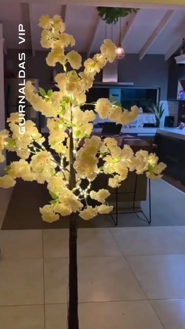 Árbol flores Cerezo 1,80 mts con luces led LED
