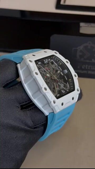 Video de Richard Mille 43mm - RESINA/MOSTRADOR SKELETON - SILICONE