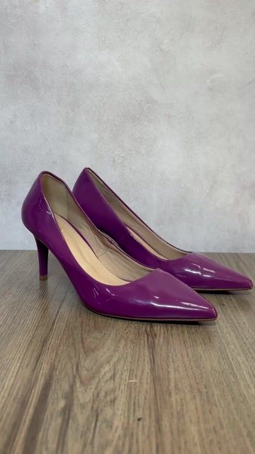 Video de Scarpin Roxo Sapato Da Corte 38