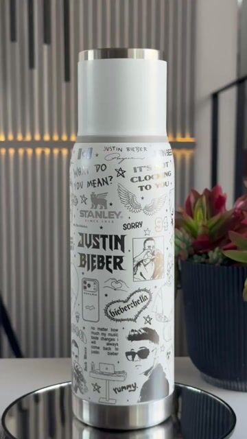 Video de Termo STANLEY ADVENTURE TO GO| 1 L - FULL GRABADO PERSONALIZADO - JUSTIN BIEBER