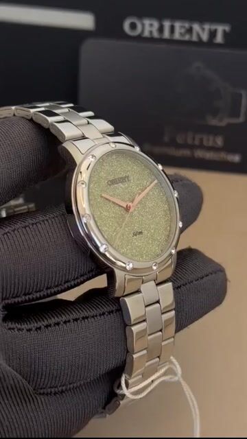 Video de Orient Eternal Feminino FBSS0153 F1SX 32mm - AÇO/MOSTRADOR VERDE