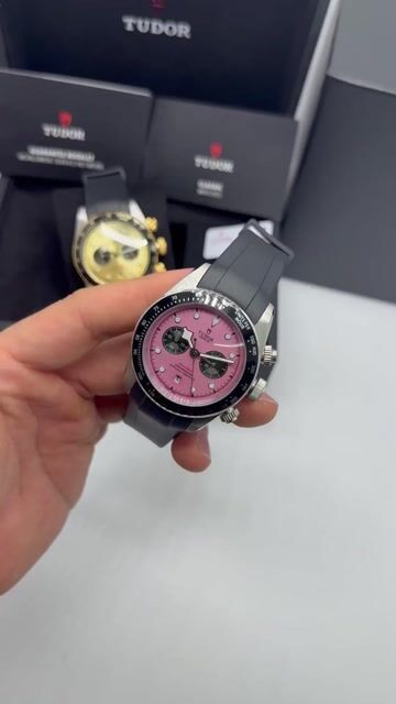 Video de Tudor Black Bay Chrono 41mm - AÇO/MOSTRADOR ROSA - SILICONE