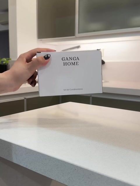 Video de Set Condimenteros Negro + base Bambu GH-0147N