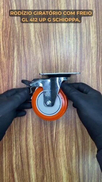 Vídeo de Rodízio Schioppa GL 412 UPE 4 Polegadas com Freio - Schioppa