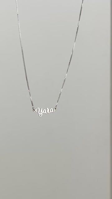 Vídeo de Colar de Nome Personalizado