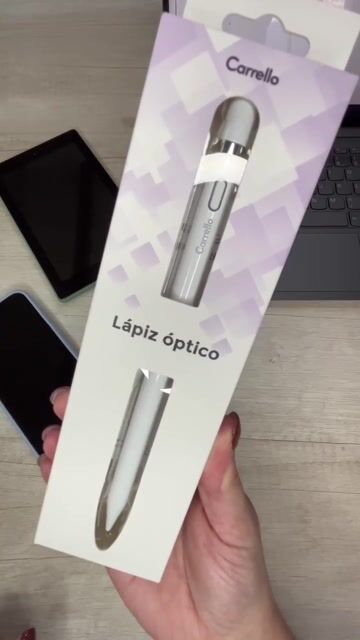 Video de SAME DAY - Lápiz Óptico Carrello Universal Tablet Celulares Pencil Nueva + Punta De Repuesto Blanco