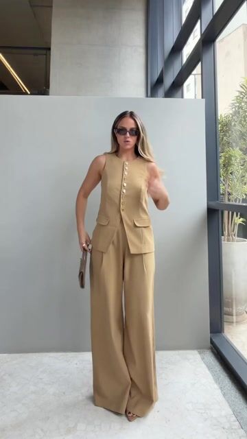 Vídeo de Colete Melinda Caramelo