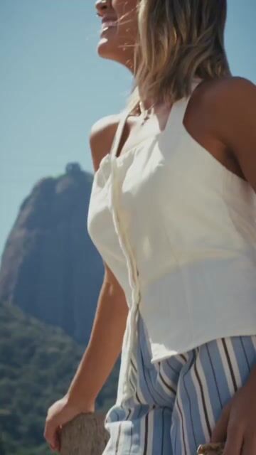 Vídeo de TOP FRENTE UNICA - OFF WHITE