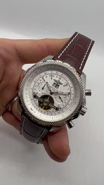 Video de Breitling Navitimer Tourbillon 42mm - AÇO/MOSTRADOR BRANCO - COURO