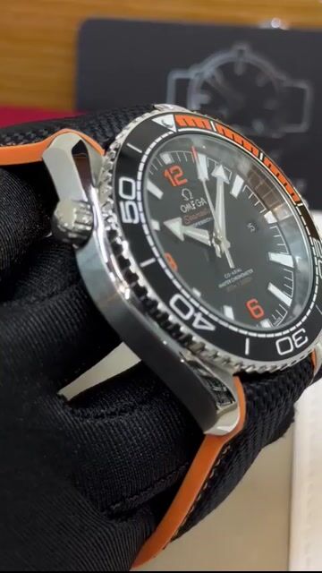 Video de Omega Seamaster 42mm - AÇO/MOSTRADOR PRETO - NYLON - (ADVOGADO)