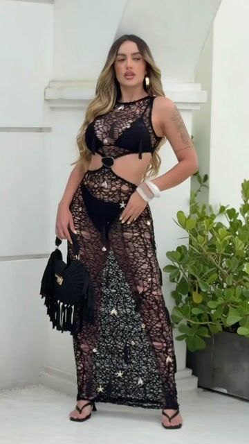 Vídeo de Vestido saída de praia Luara
