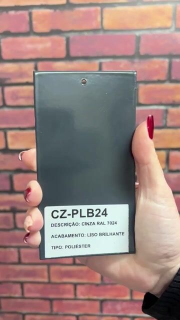 Vídeo de TINTA PÓ PARA PINTURA ELETROSTÁTICA - CINZA RAL 7024 POLIÉSTER LISO BRILHANTE