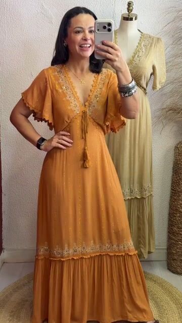 Video de Vestido Longo Boho Cod:25009