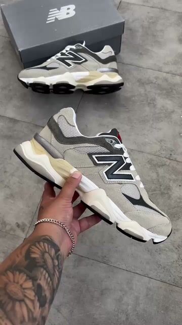 Vídeo de Tênis New Balance 9060 Cinza Branco PROMOCIONAL