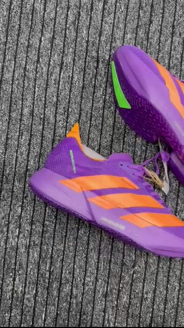 Video de Adidas cinza adizero evo sl Atr Roxo Laranja importado premium