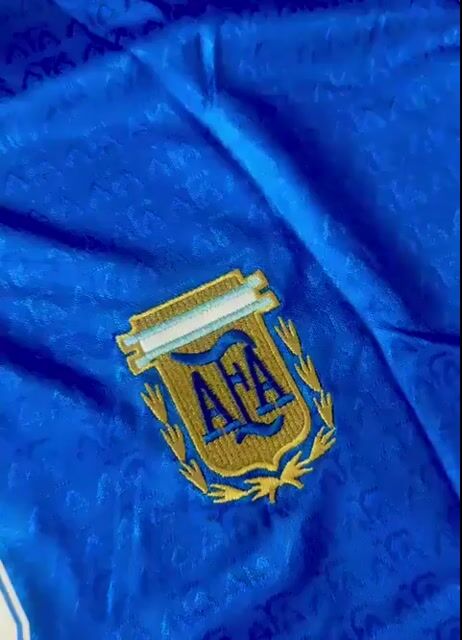 Video de CAMISETA ARGENTINA 1994 AZUL CANIGGIA 7