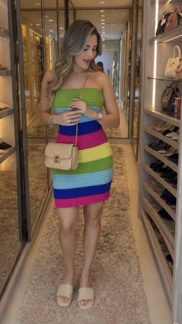 Video de Vestido tricô modal TAM U