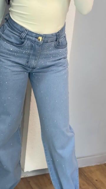 Video de Wide Leg strass