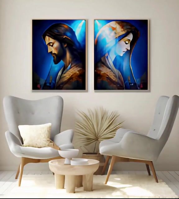 Video de Quadro Decorativo Religião