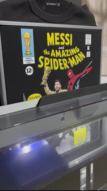 Video de Remera Messi Amazing Spiderman Edificio