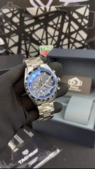 Video de TAG Heuer Carrera 44mm - AÇO/MOSTRADOR AZUL