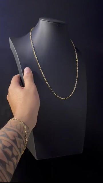 Video de Cordão e Pulseira cartier 0,5 mm banhado a ouro