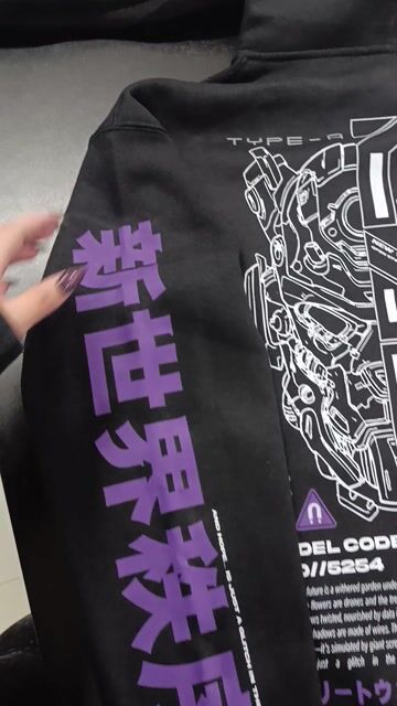 Video de BUZO NEW WORLD ORDER Estilo ALTERNATIVE CYBERPUNK JAPANESE GRAFIZONA®
