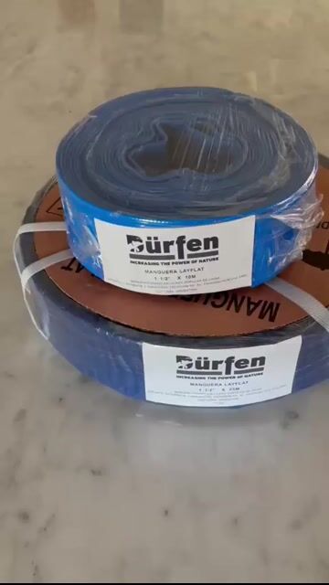 Video de Manguera Plana Desagote Reforzada con tela Dürfen 2" X 25 m