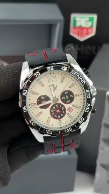 Video de TAG Heuer Senna 46mm - AÇO/MOSTRADOR PRETO - SILICONE