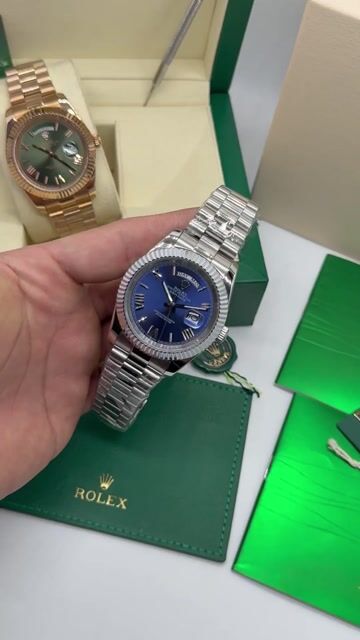 Video de Rolex Day-Date President - 40mm - Mostrador azul