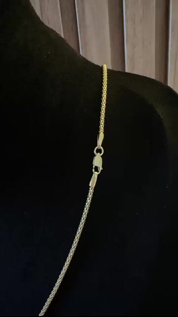 Video de Corrente Colar Cordão Maciço Malha Pipoca Em Ouro 18k