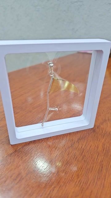 Video de Dije Guadaña Plata Y Oro 70x40mm Ofrenda San La Muerte C2080