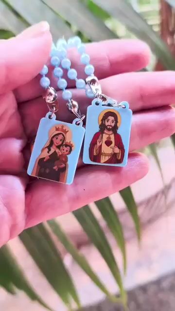 Video de Escapulário Infantil Sagrado Coração De Jesus e N Sra Do Carmo