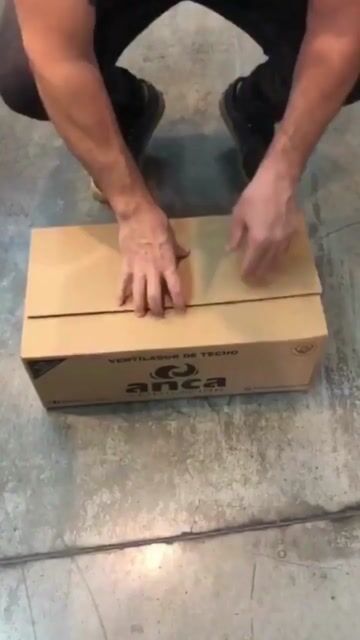 Video de Ventilador de techo ANCA blanco c/palas enteras metalicas.